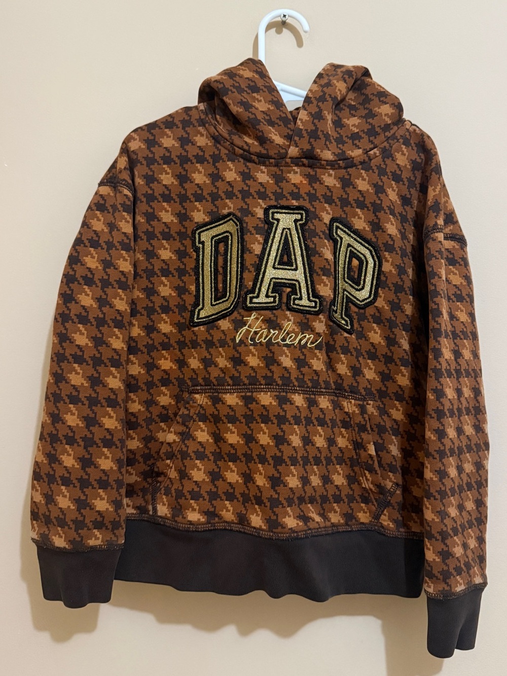 Gap X Dap - Houndstooth Hooded Sweatshirt